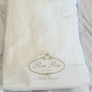 Pom Pom At Home King Duvet 100% European Flax Linen Made In Portugal (Cleo)